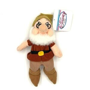 NWT Disney Store Doc Bean Bag Snow White Vintage